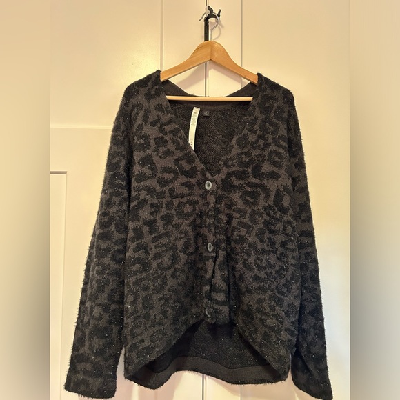 NWT - lululemon wool blend jacquard cardigan - Size Large - Picture 4 of 5